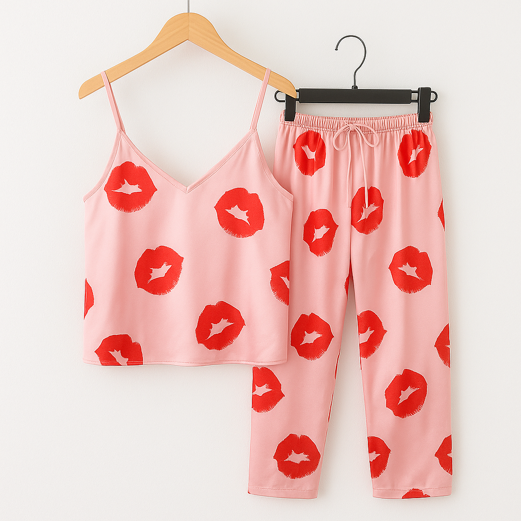 Pyjama Satin Rose