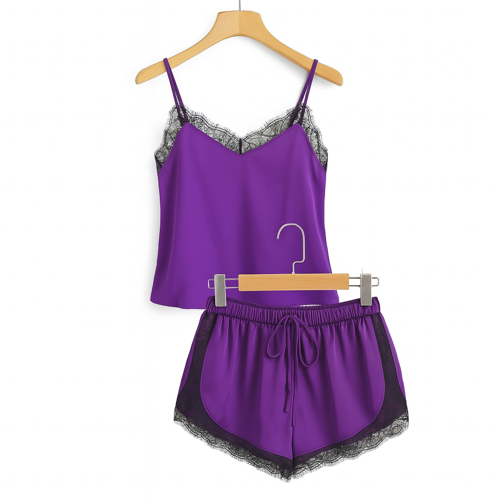 Pyjama Satin Violet