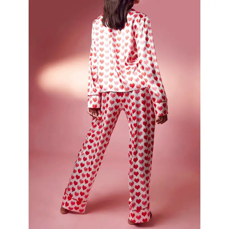Pyjama Satin Coeur