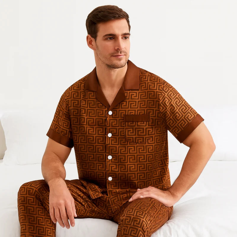 Pyjama Satin Homme Hiver