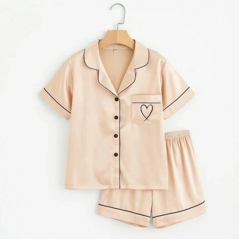 Chemise de Nuit Femme en Satin