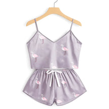 Ensemble Pyjama Femme Satin Soie Sexy