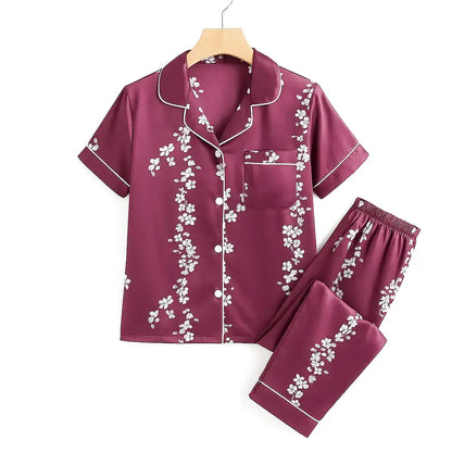 Ensemble Pyjama Femme Satin