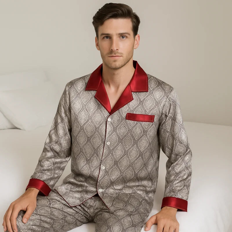 Ensemble Pyjama Satin Homme