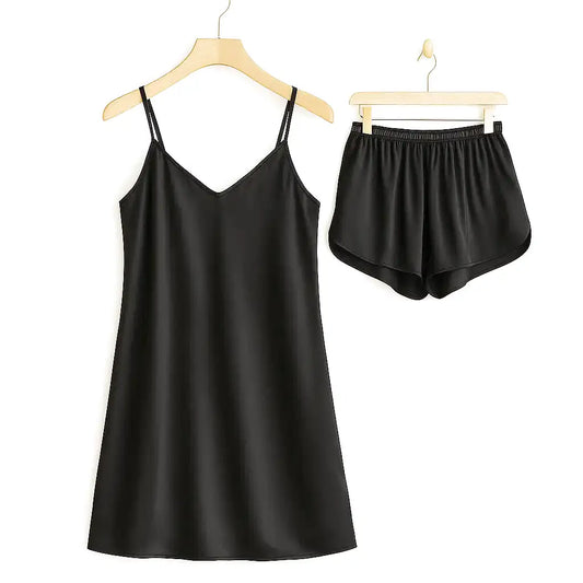 Nuisette Longue Satin