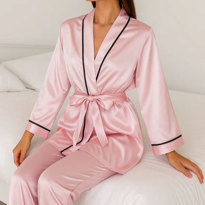 Peignoir Satin Pyjama