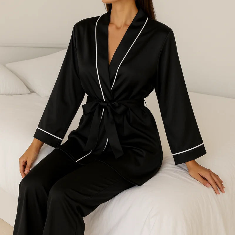 Peignoir Satin Pyjama