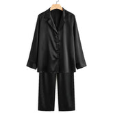 Pyjama Femme Satin Bordeaux