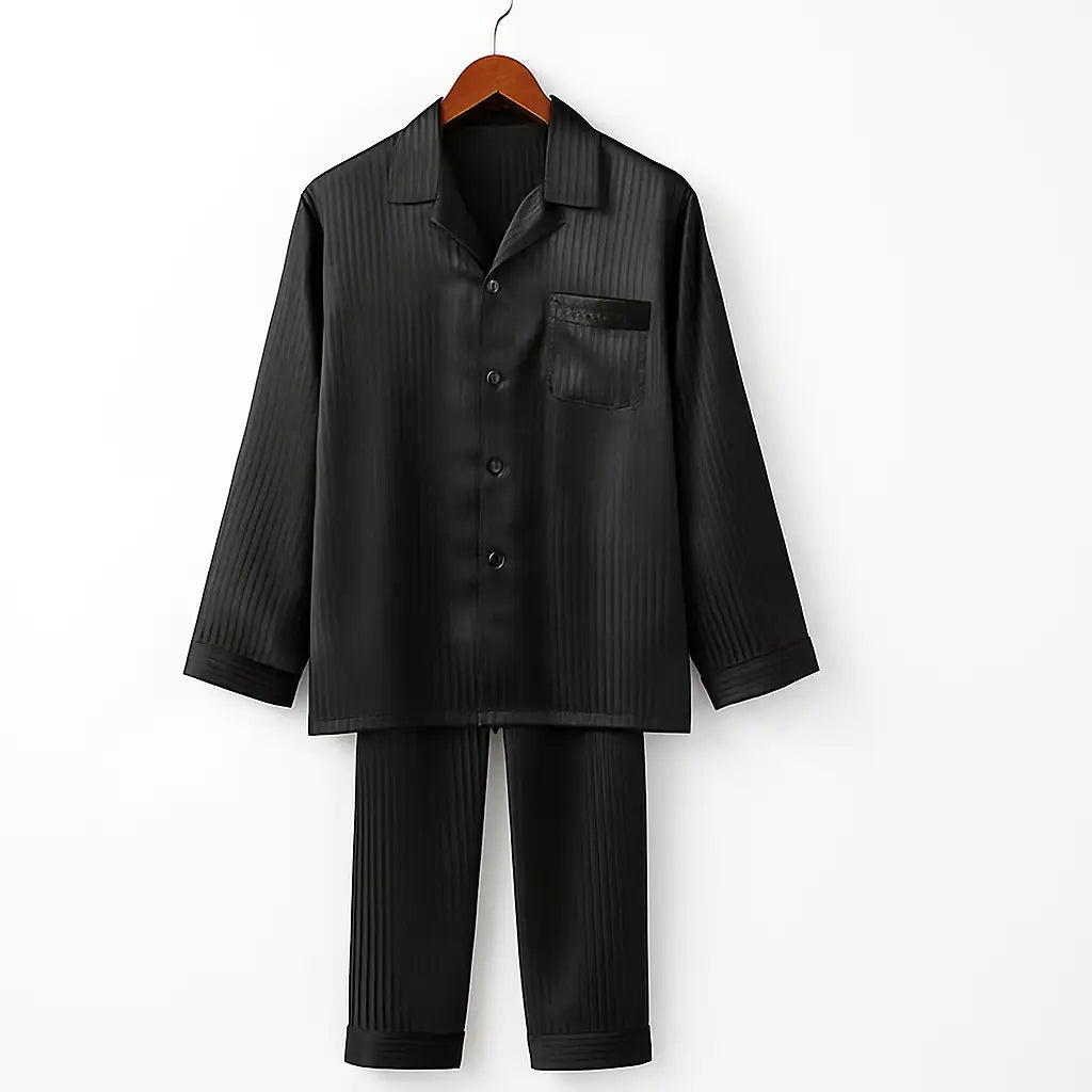 Pyjama Homme Satin Rouge