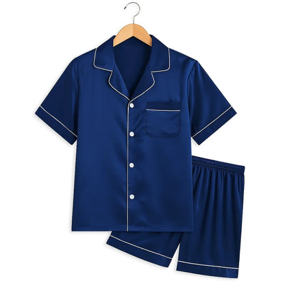 Pyjama Homme Satin Short Tshirt