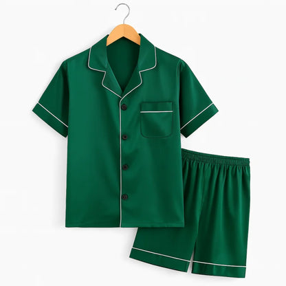 Pyjama Homme Satin Short Tshirt