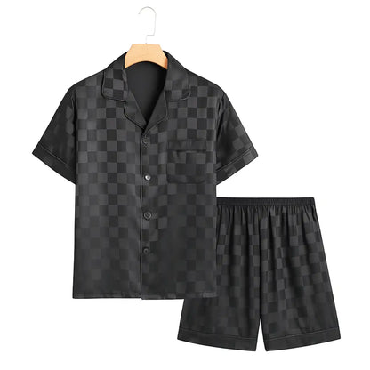 Pyjama Satin Carreau