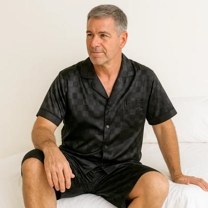 Pyjama Satin Carreau