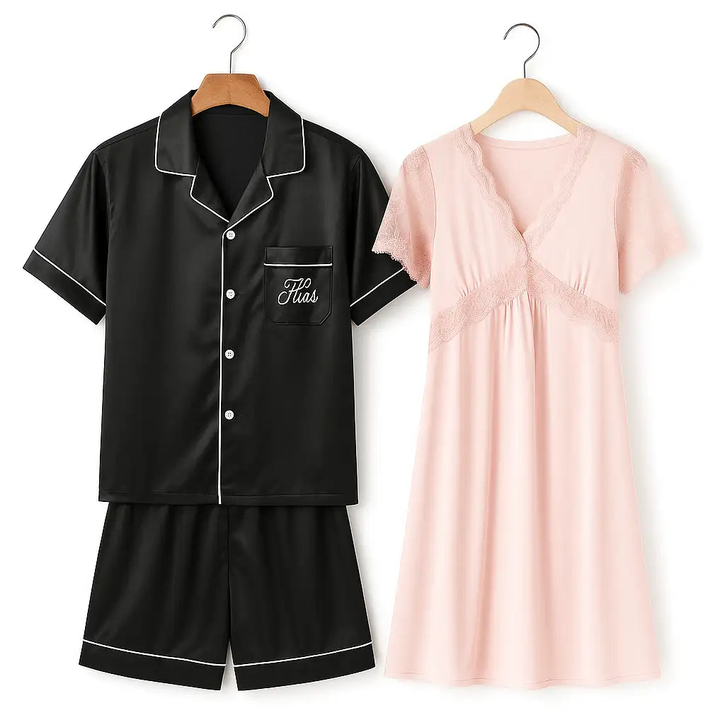 Pyjama Satin Couple