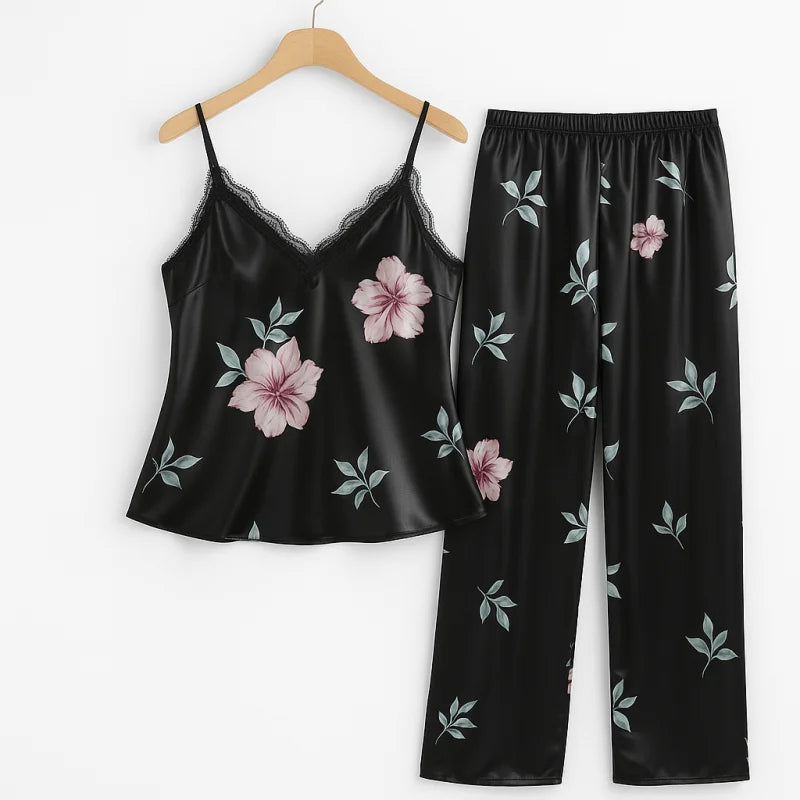 Pyjama Satin Femme Chic