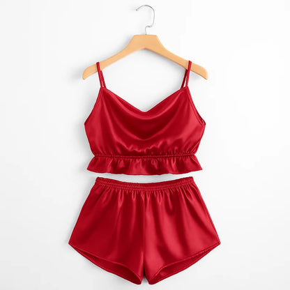 Pyjama Satin Femme Grande Taille