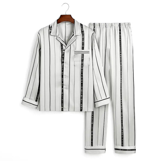 Pyjama Satin Homme Motif