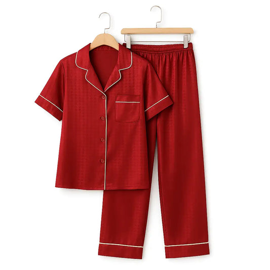 Pyjama Satin Mixte