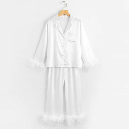 Pyjama Satin Plume